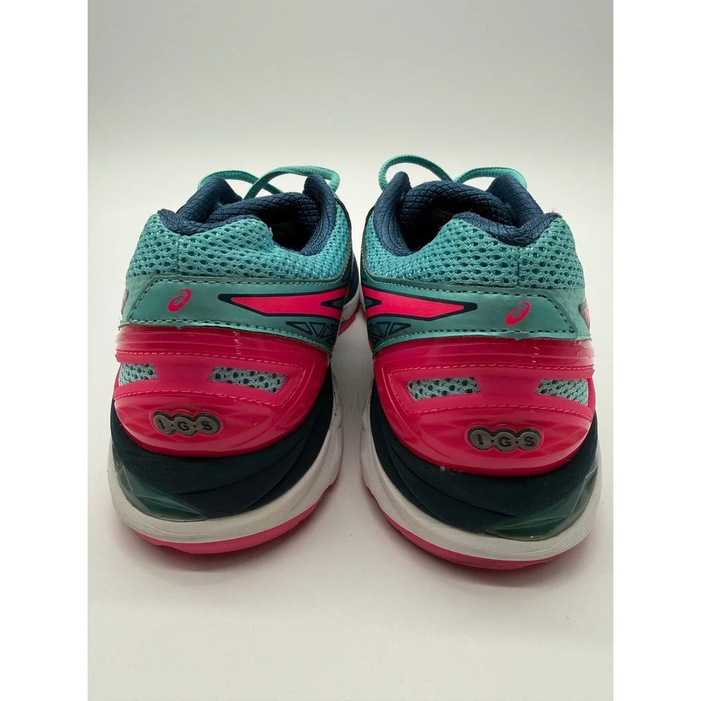 ASICS GT-2000 4 Running Shoes Womens 8.5 Turquoise Pink Stability T656N EUC
